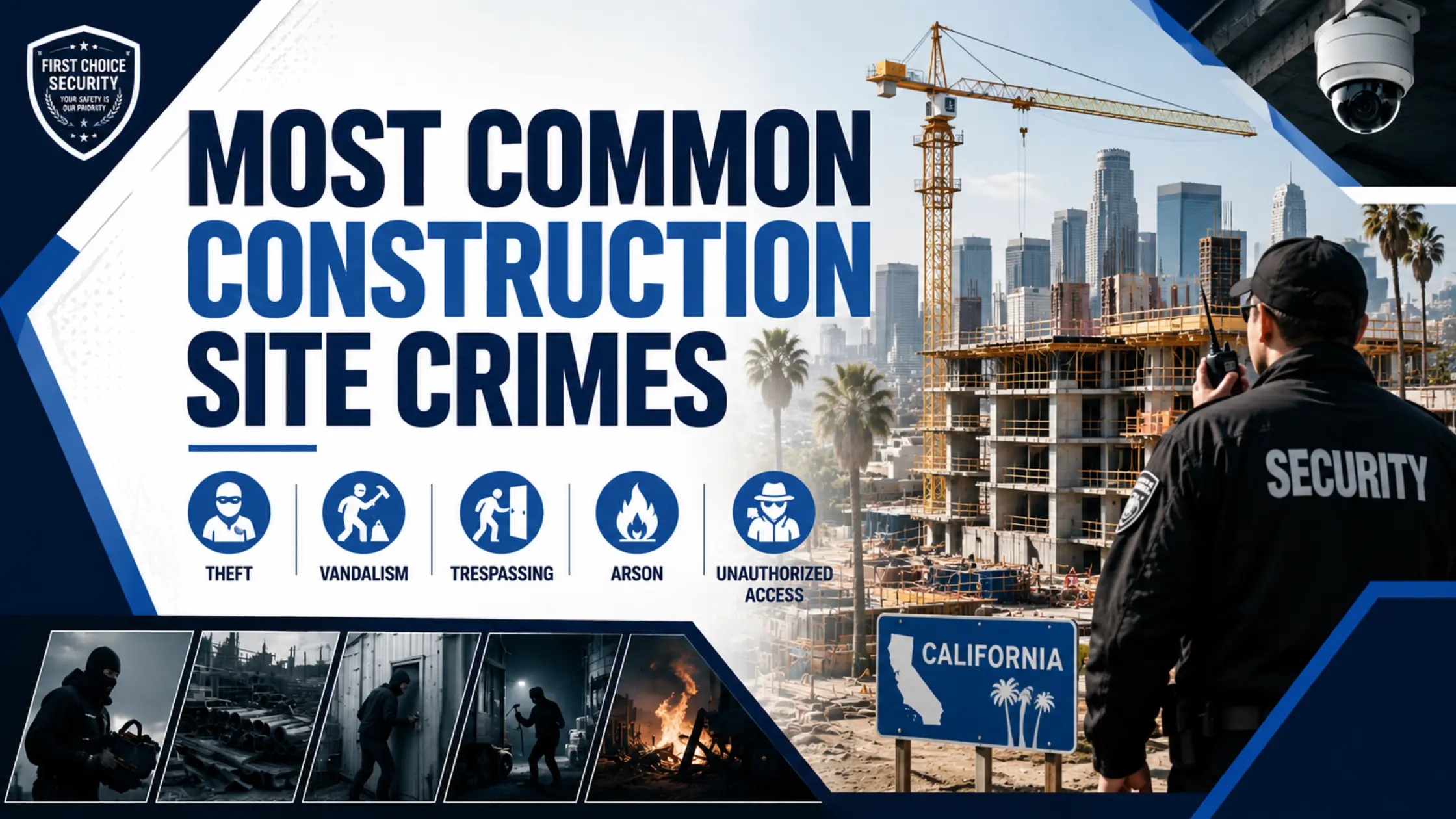Most Common Construction Site Crimes